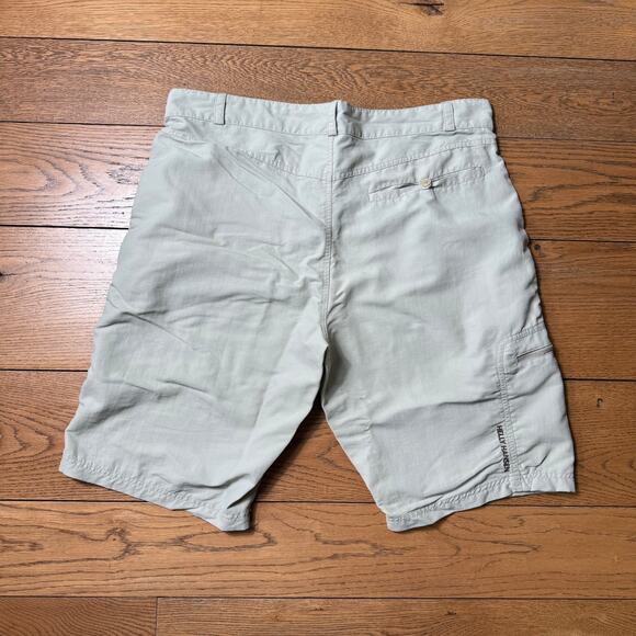 Helly Hansen Men Quick Dry Shorts SZ 40 Khaki Pocket Fishing Boating Beach - Picture 2 of 10